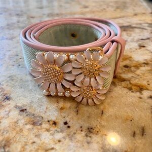 Pink and Green Lilly Pulitzer Daisy Belt